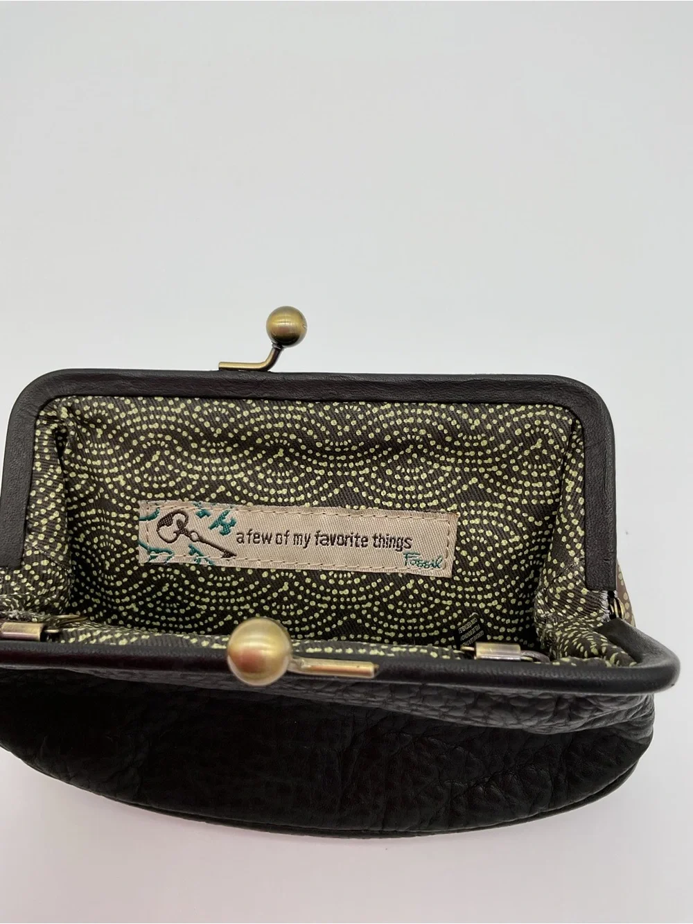 Fossil Women's Floral Patchwork Kiss-Lock Coin Purse - no chain